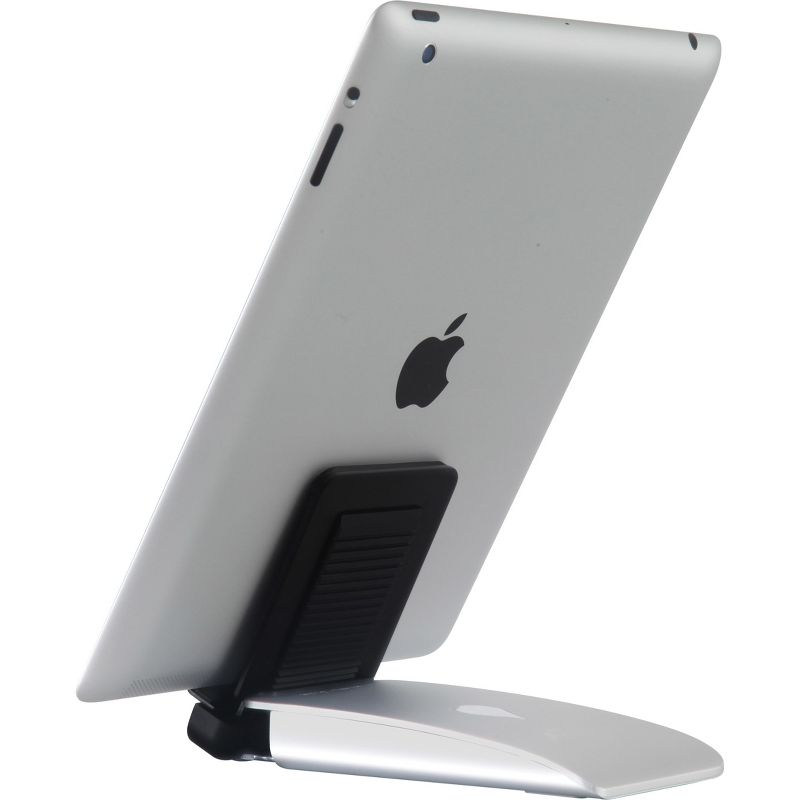 Rain Design iSlider stand for iPad/iPhone-Silver - Vertical, Horizontal - 5.5" x 3" x 0.9" - Aluminum