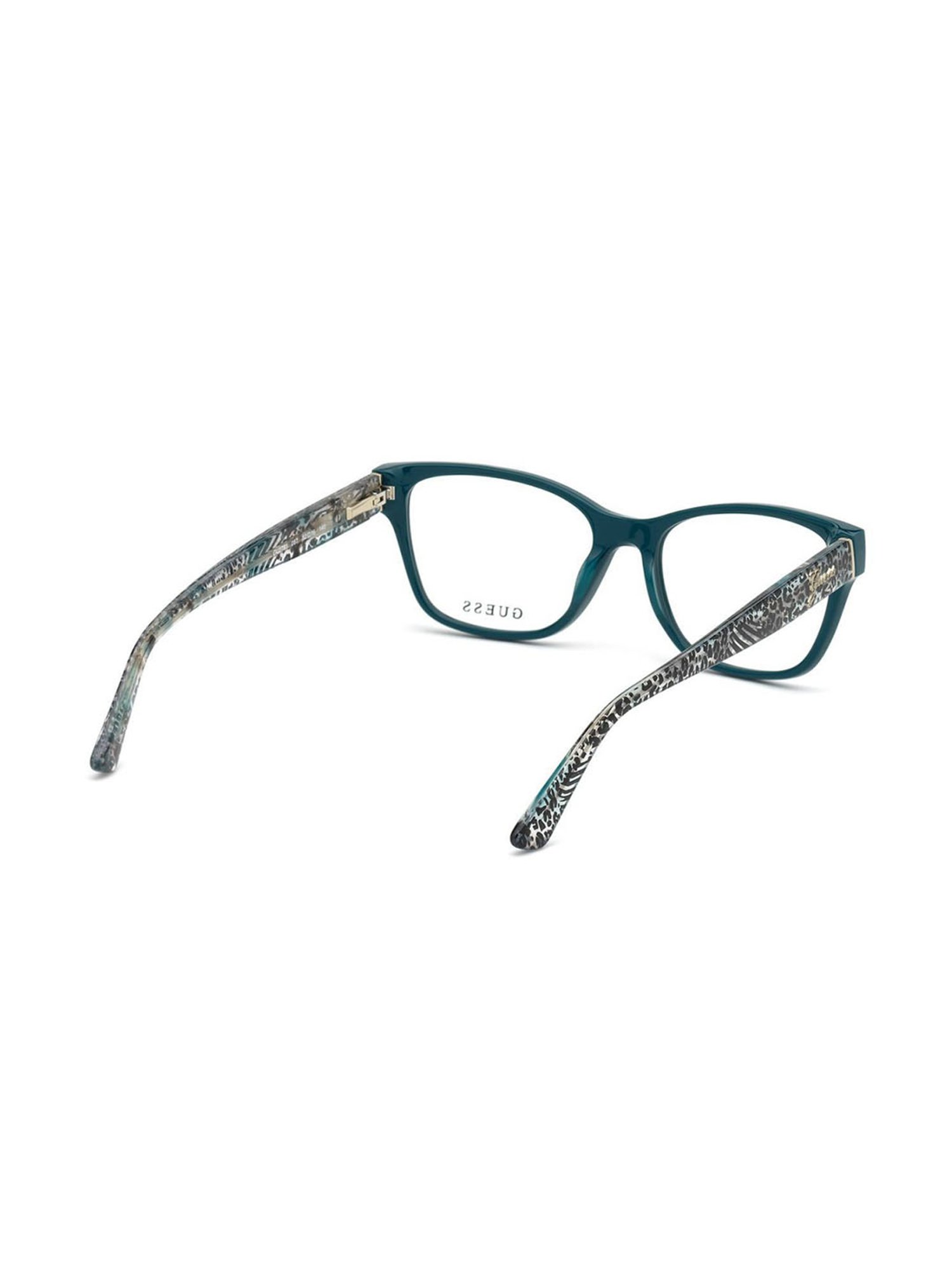 Guess Green Wayfarer Eye Frames for Women