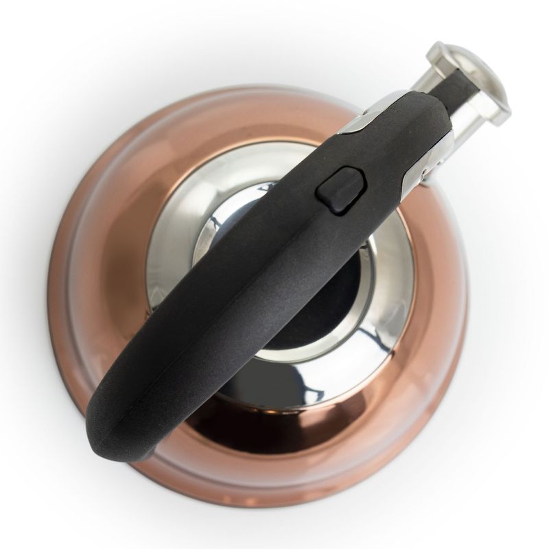 Bonjour Round Glass Teapot with Flavor Lock Infuser (34 oz)