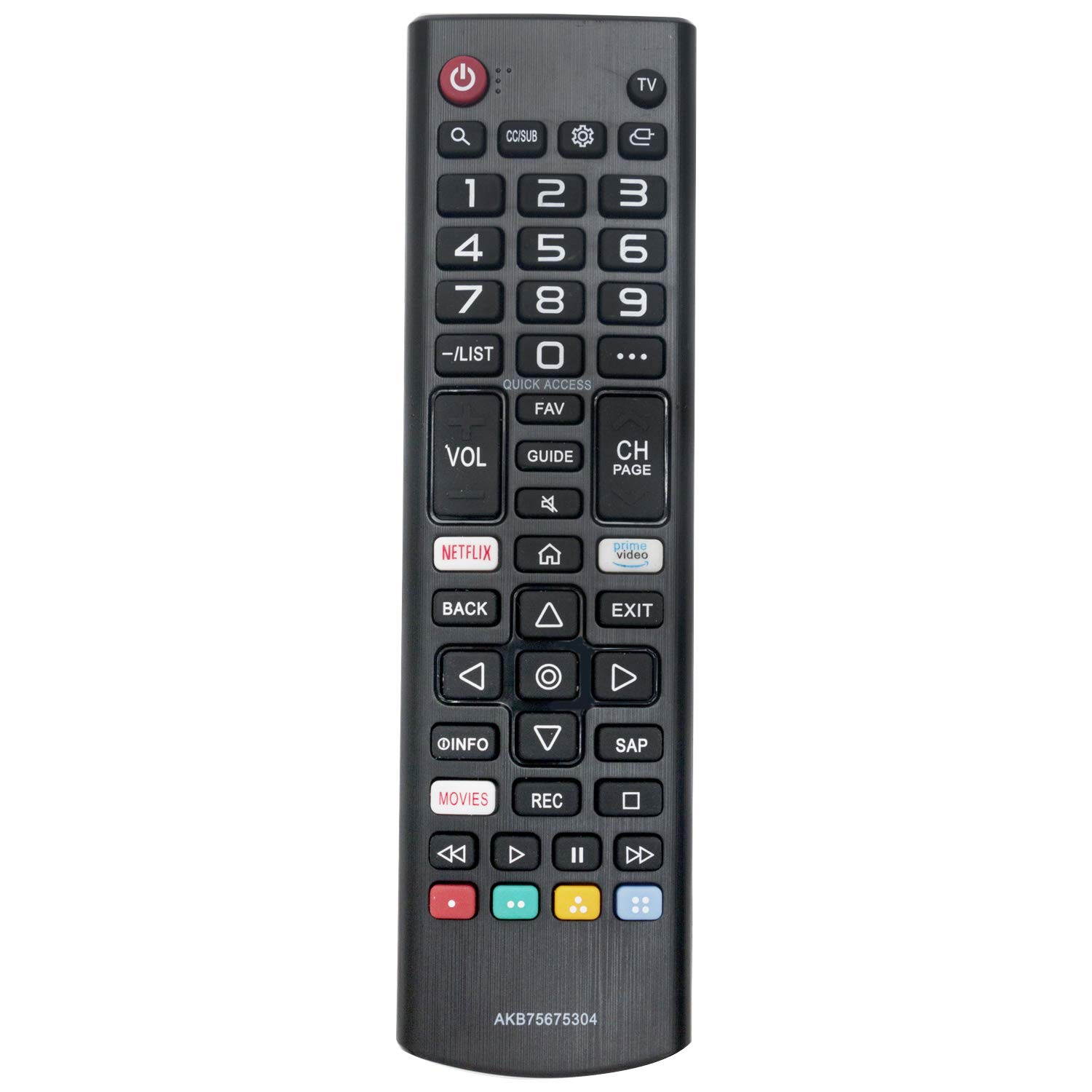 AKB75675304 Replaced Remote Control Fit for LG Smart HDTV 32LM630BPUB 32LM6350PUA 43LM5700PUA 32LM5620BPUA 32LM570BPUA