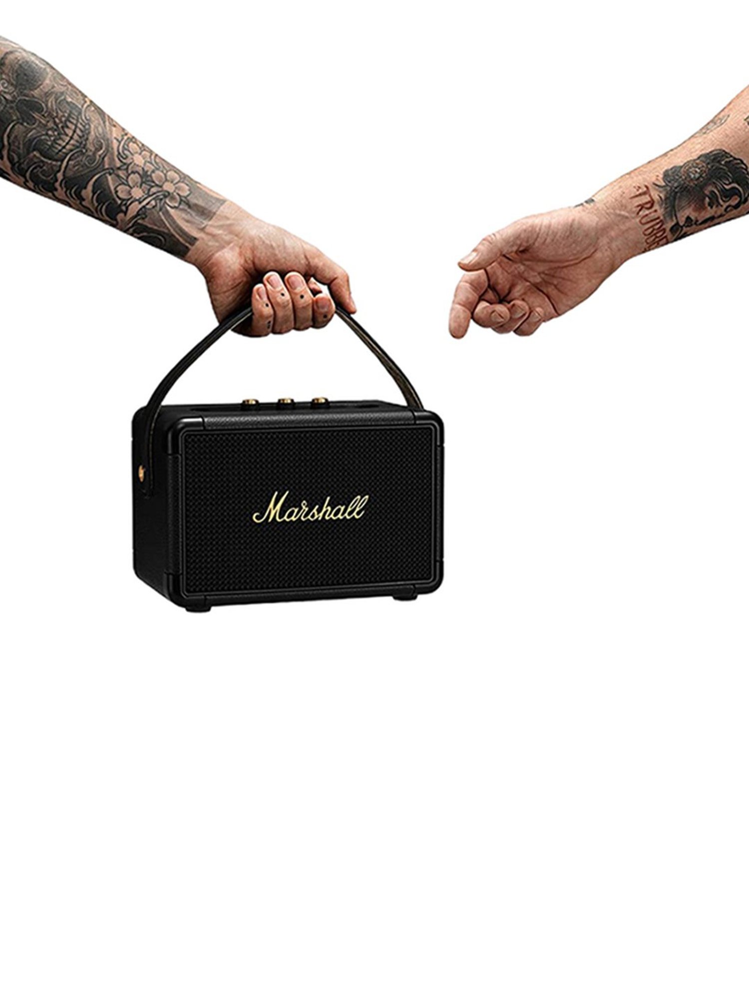 I Kall IK005 Bluetooth Tower Speaker (Brown)