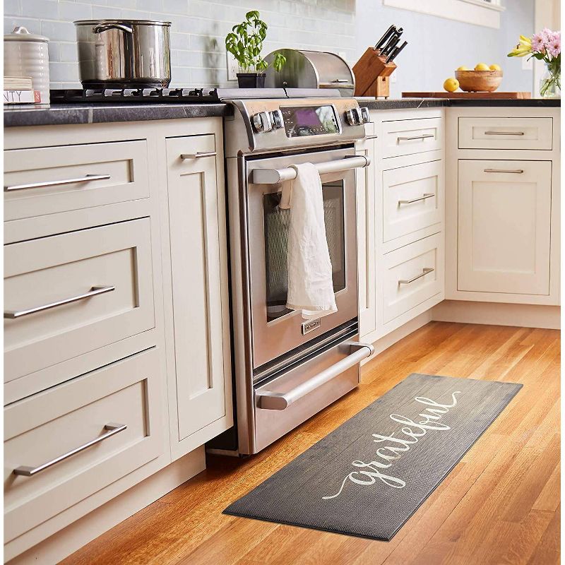 20"x34" Medallion Accent Kitchen Rug Blue - Threshold™
