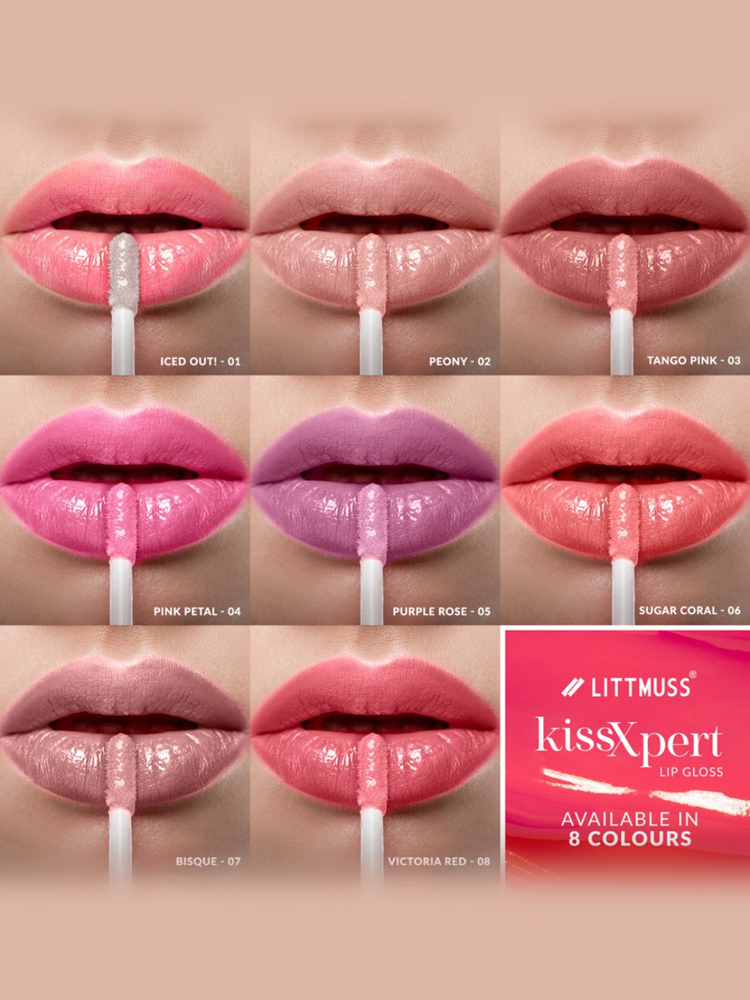 Littmuss Kiss Xpert Lip Gloss Iced Out! - 2.5 ml