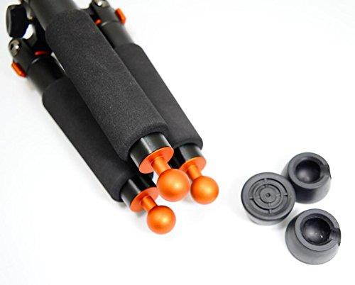 Koolehaoda Mini Tripod & Three Feet Support Stand With 1/4-3/8" Screw For Monopods-SLR Camera Ball Head (A3-Tripod holder)