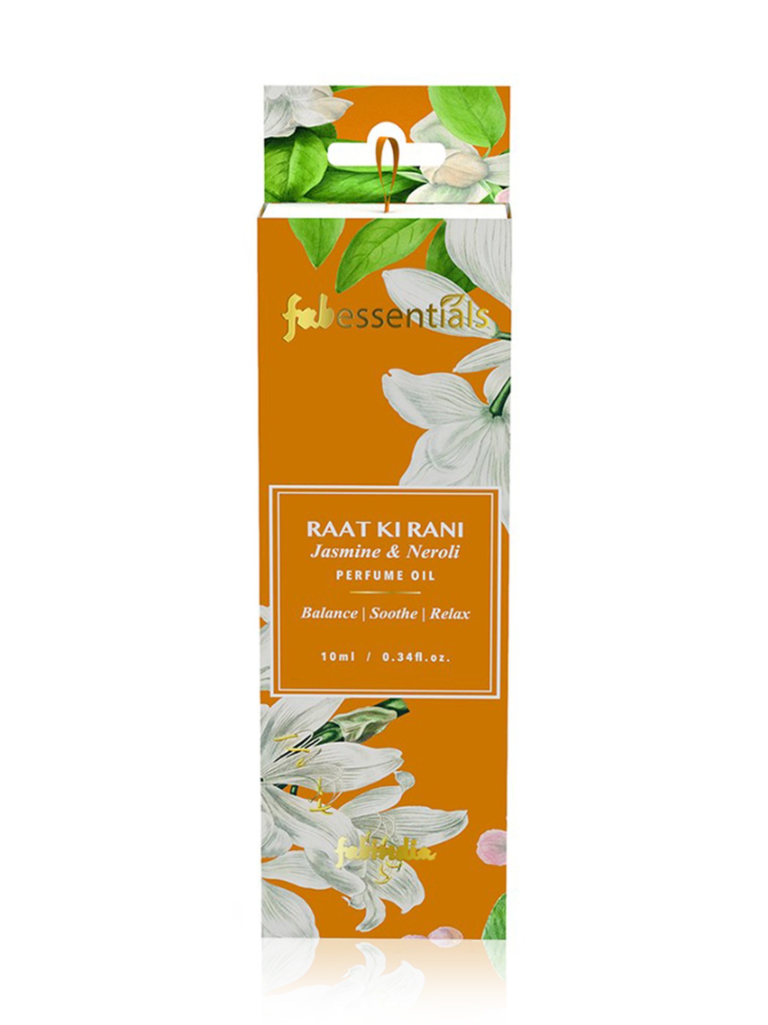 Fabessentials Raat Ki Rani Jasmine & Neroli Perfume Oil - 10 ml