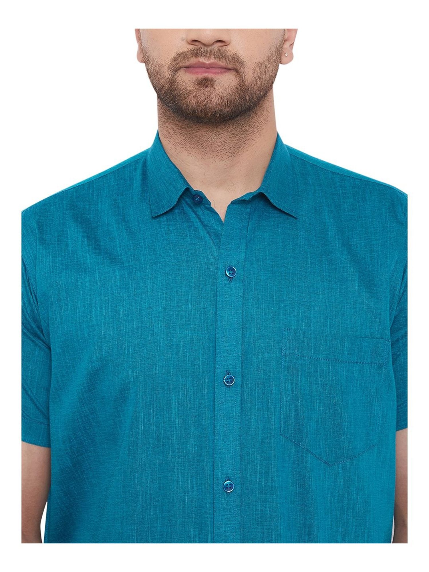 Vastramay White Cotton Straight Fit Embroidery Ethnic Suits