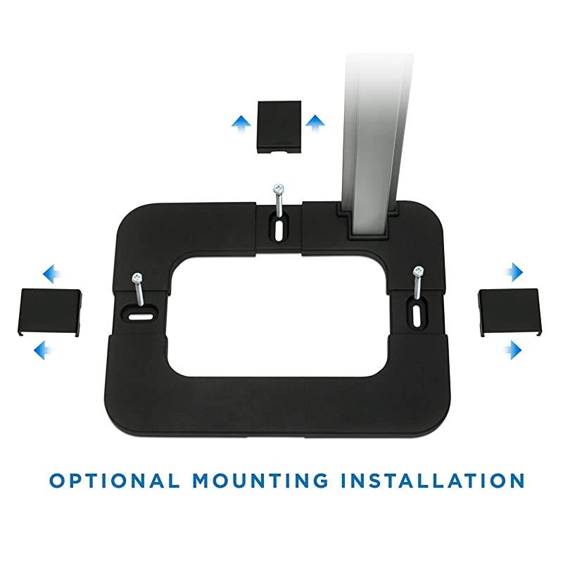 Anti-Theft Tablet Floor Stand for iPad - Floor Stand Tablet Mount with Secure iPad Enclosure | Locking iPad Kiosk Floor Stand for iPad 9.7, iPad Air 9.7, iPad 6, Galaxy Tab 10.1, MI-3780