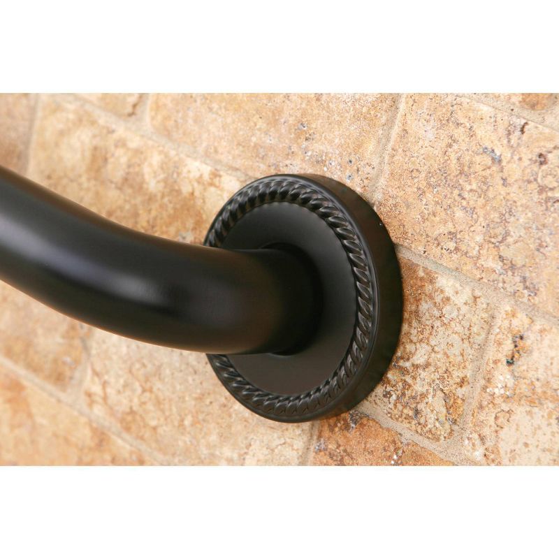 12" Laurel Decorative Grab Bar Oil Rubbed Bronze - Kingston Brass