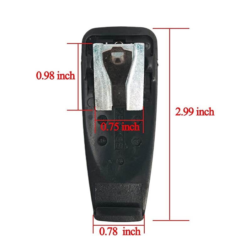 Belt Clip Compatible for Motorola HT1250 HT750 XTS2500 XTS1500 CP185 CP125 PR860 GP140 GP328 GP338 GP340 GP360 GP380 GP640 HLN9844A HLN9844 3 Pack