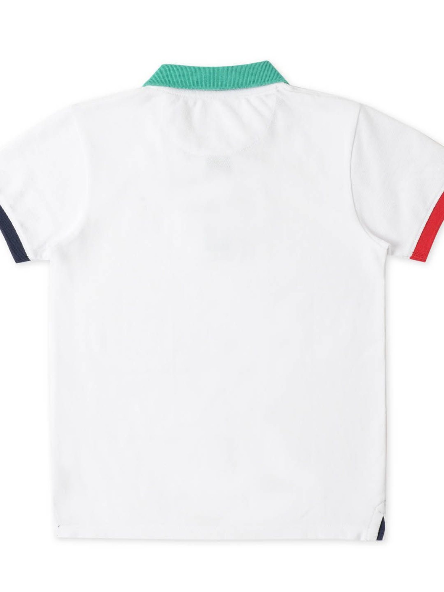 Pepe Jeans Kids White Solid Polo T-Shirt