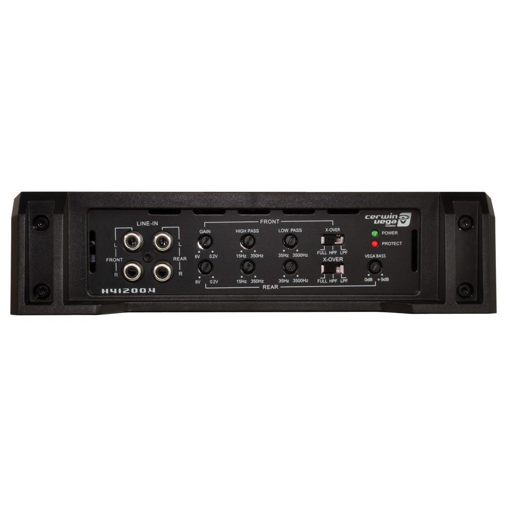 CERWIN-VEGA MOBILE H41200.4 HED Class AB Amp (4 Channels, 1,200 Watts)