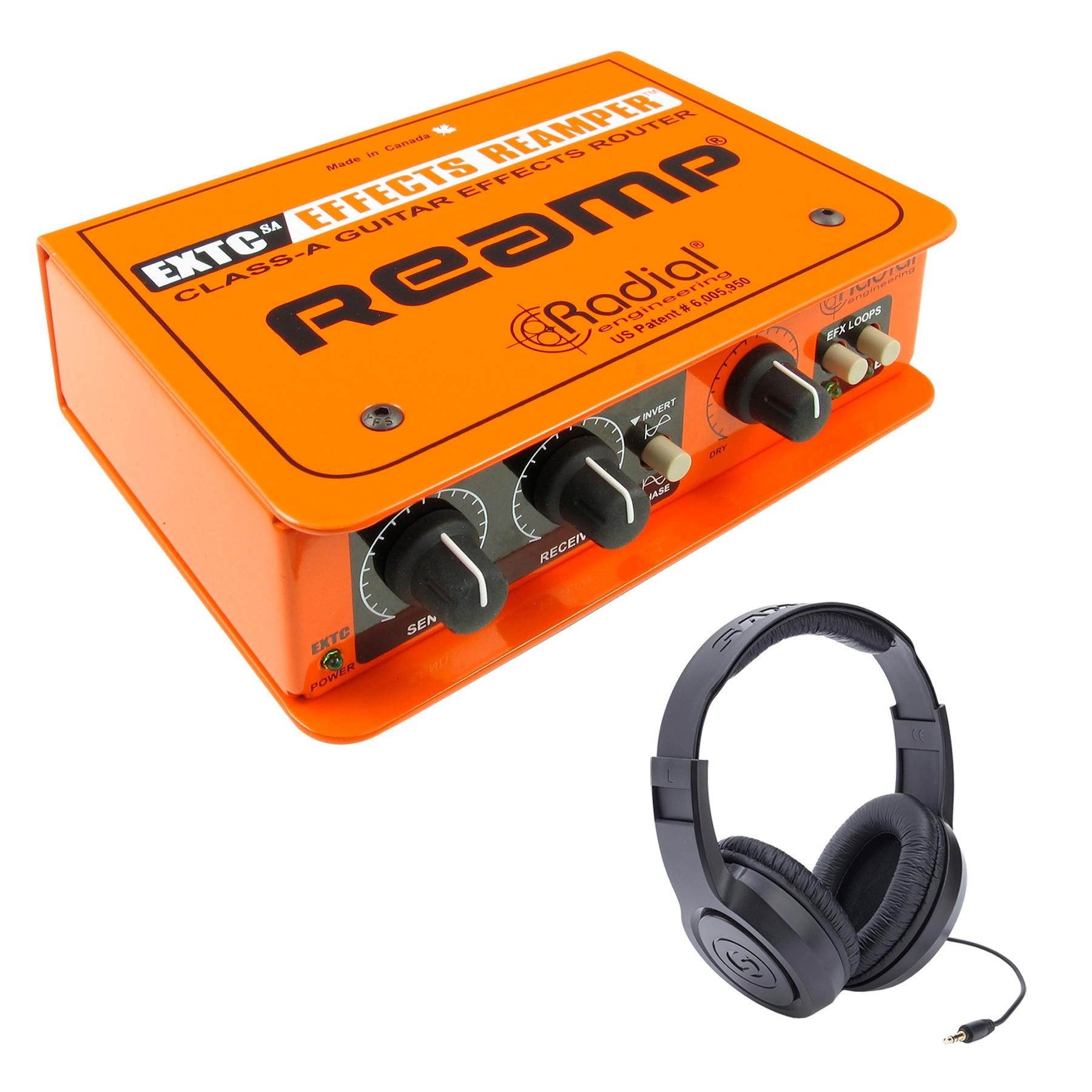 Radial Engineering EXTC SA w/ Samson SR350 Headphones Bundle