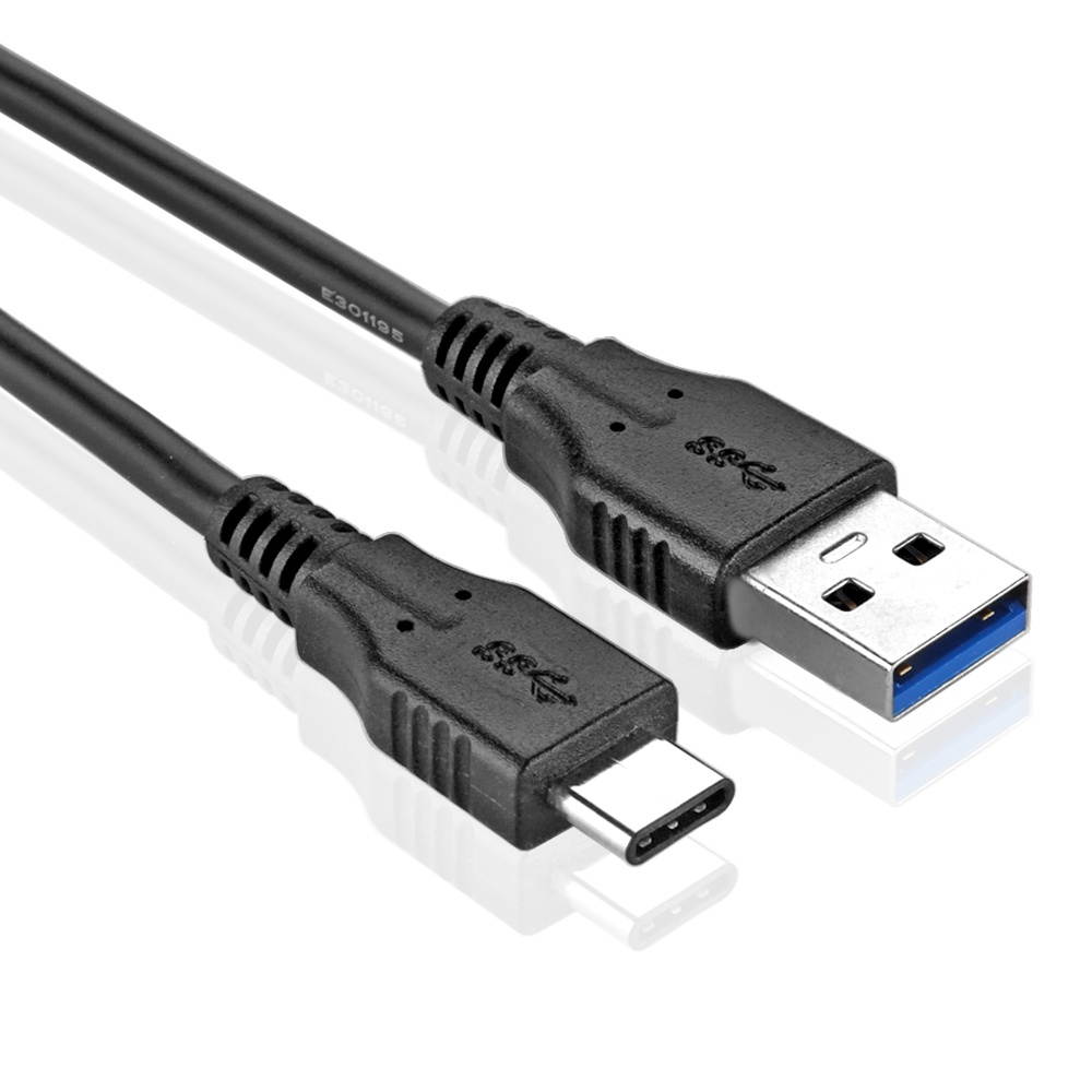 USB Type C Cable (3 FT) - USB-C to USB-A Standard Type A Male to Male USB 3.0 SuperSpeed Connector Adapter Bi-Directional Wire Cord Plug for Charge & Data Sync