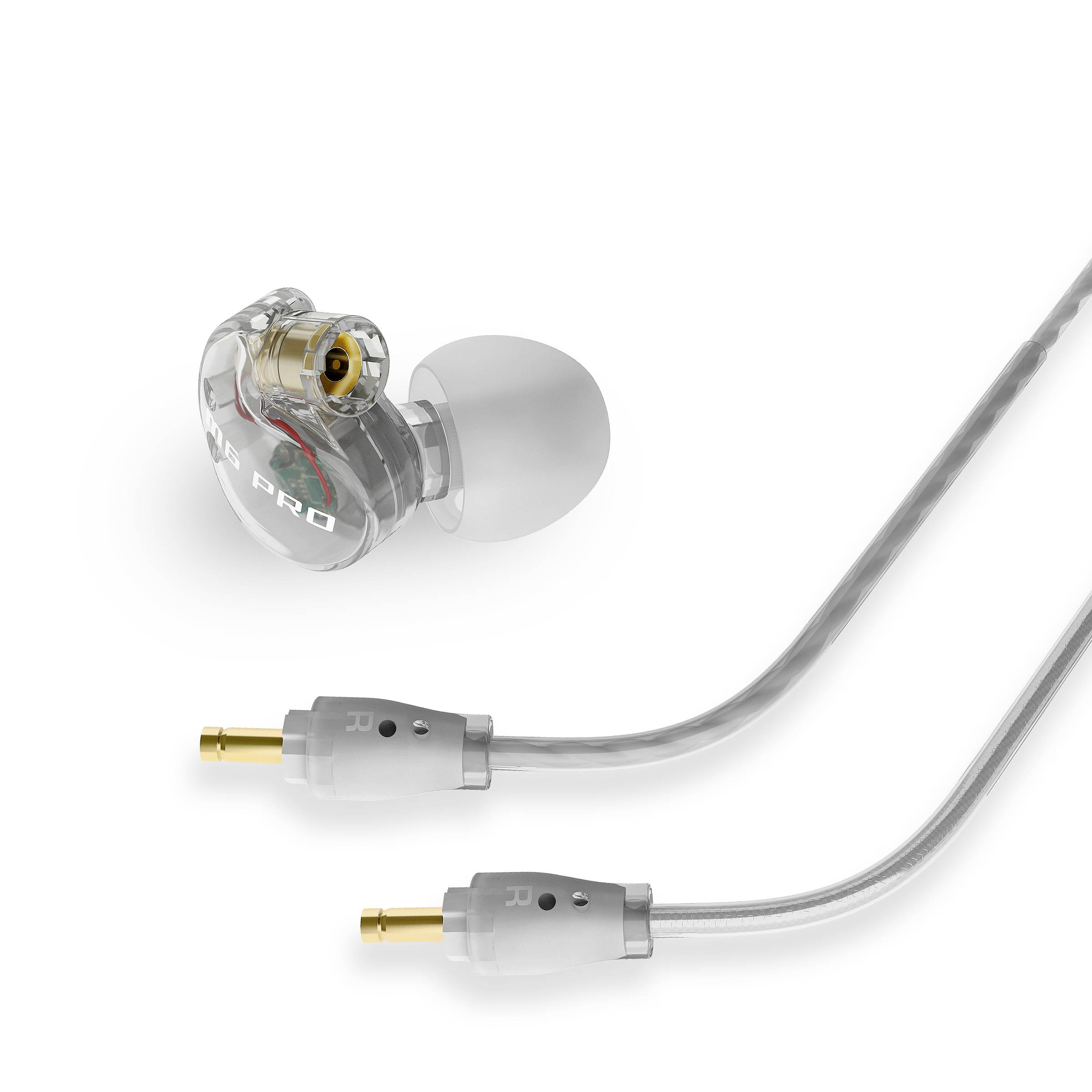 Mee audio M6 PRO Universal-Fit Noise-Isolating Musician&rsquo;s In-Ear Monitors with Detachable Cables