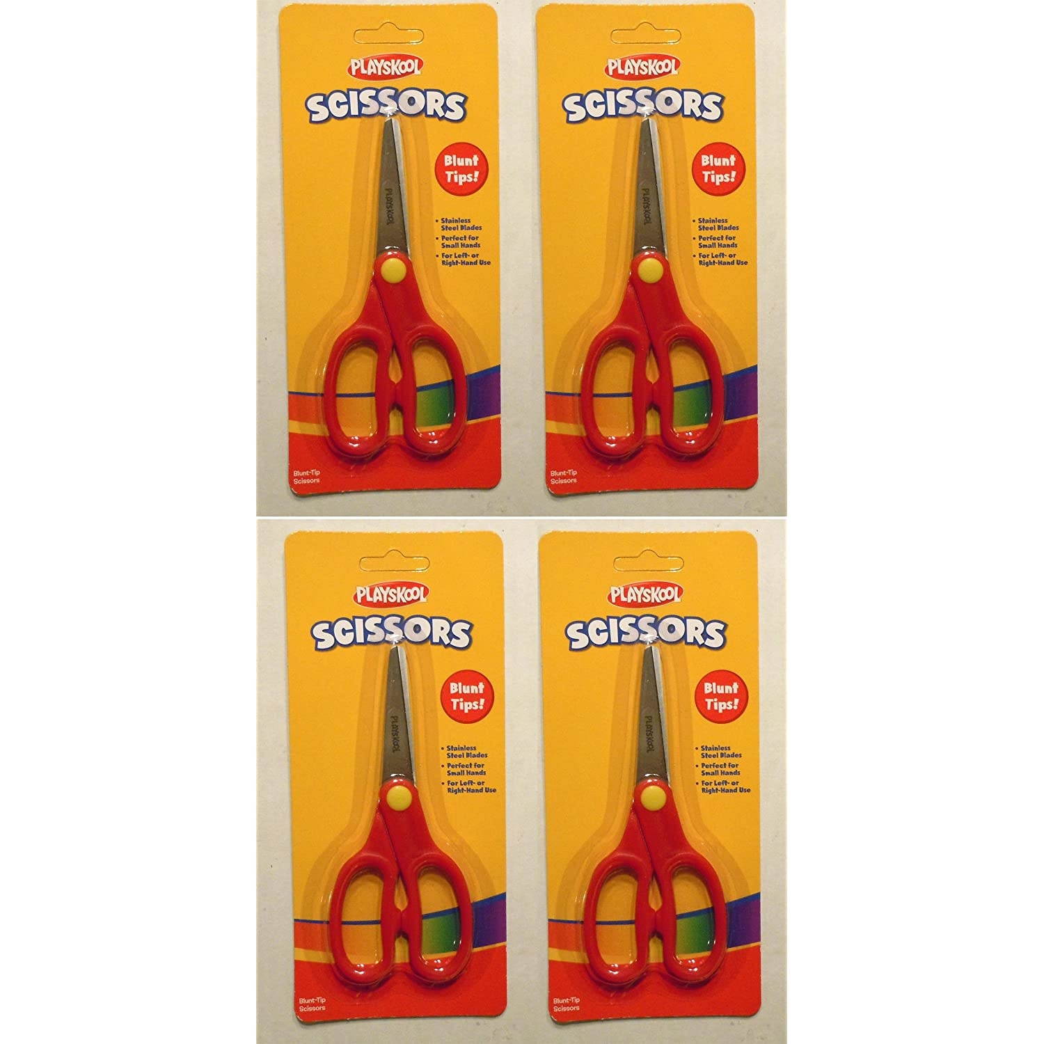 Playskool Set of 4 Blunt Tip Safety Scissors