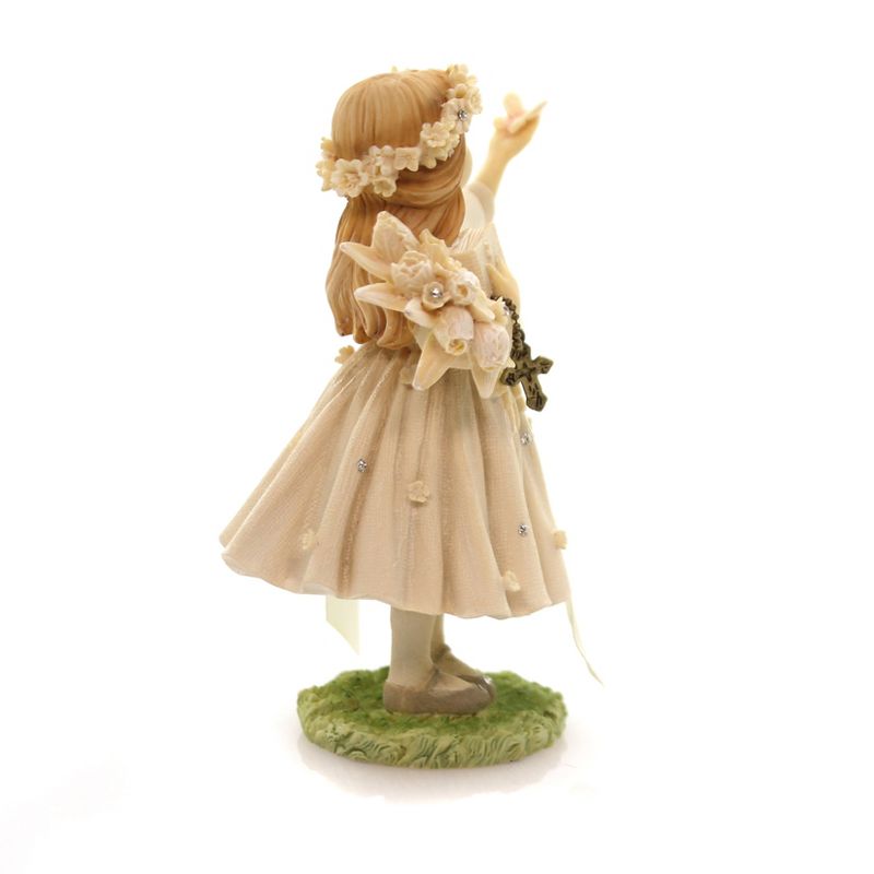 Foundations Communion Girl First Bible Butterfly  -  Decorative Figurines