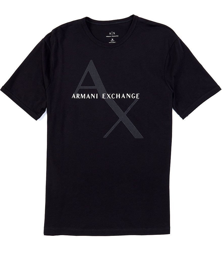 Armani Exchange Faded Logo Short-Sleeve Tee