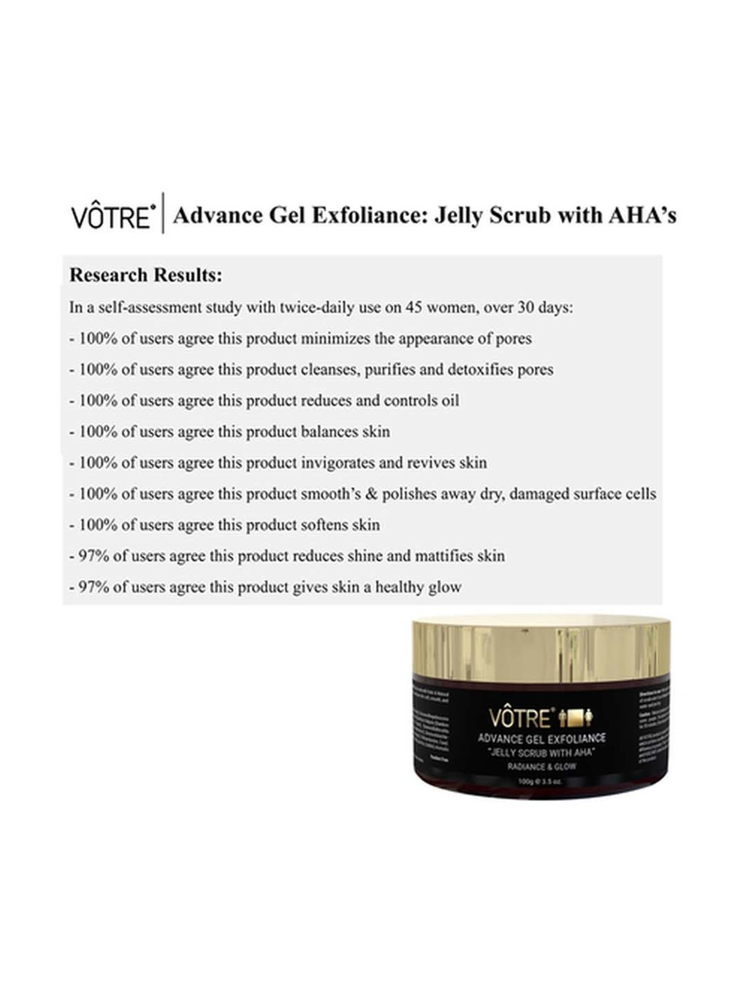 Votre Advance Gel Exfoliance - 100 ml