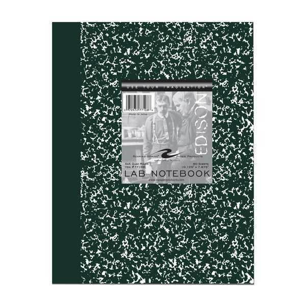 ROARING SPRING 77108 Lab Notebook,8 in. x 10 in.,Green