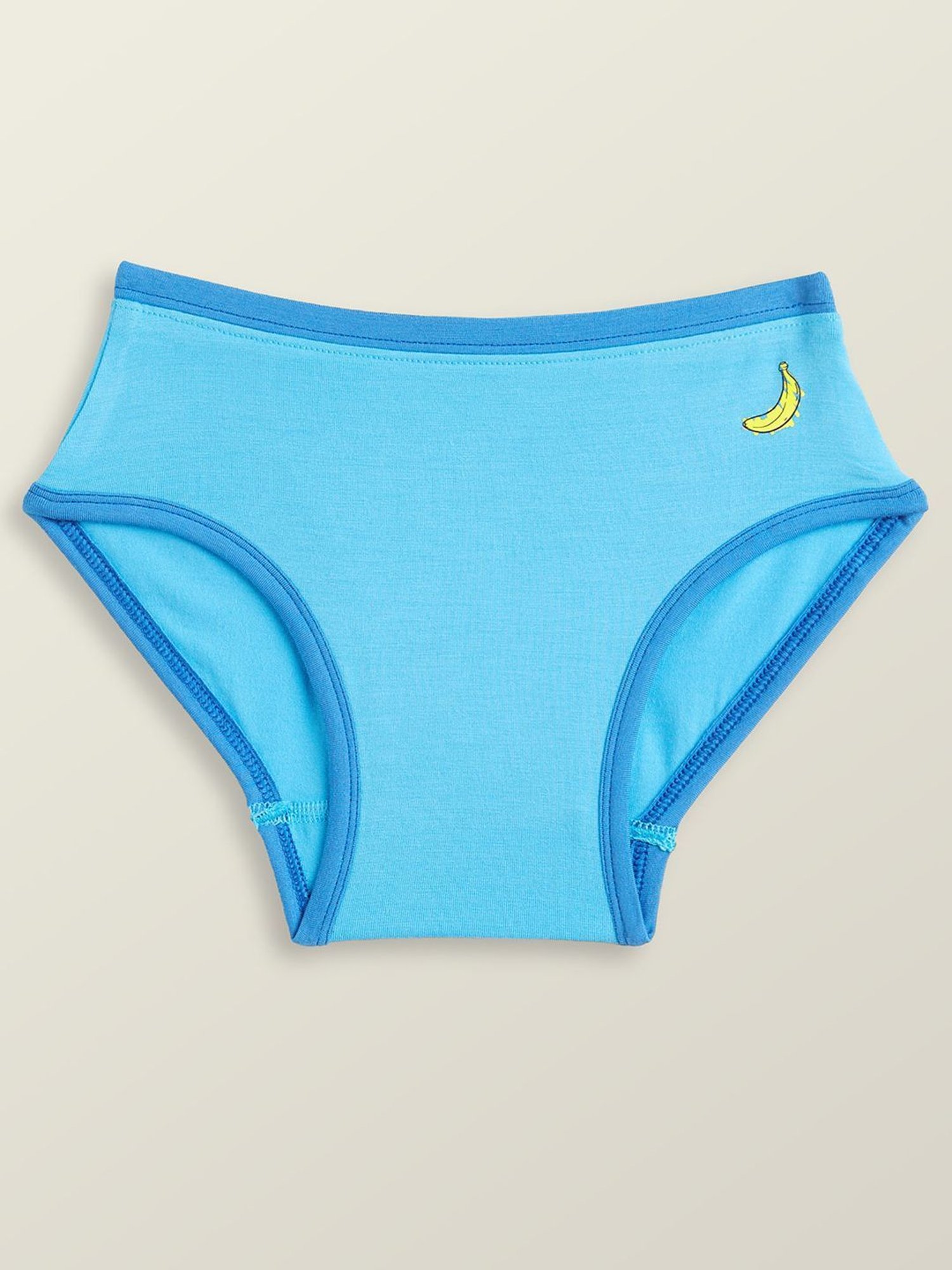 XY Life Kids Yellow & Sky Blue Relaxed Fit Panties (Pack of 2)