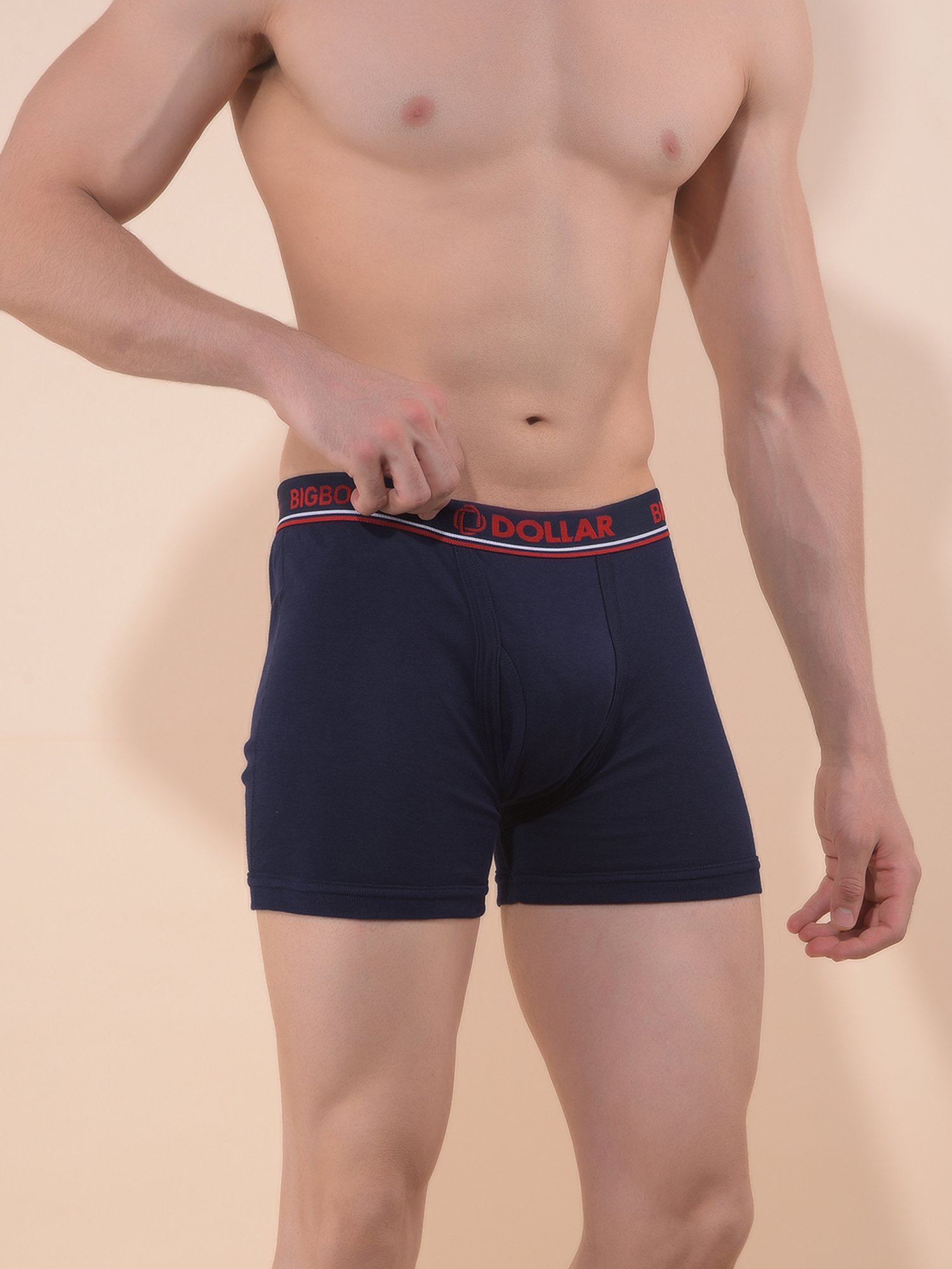 Dollar Bigboss Assorted Combed Cotton Trunks - Pack of 3