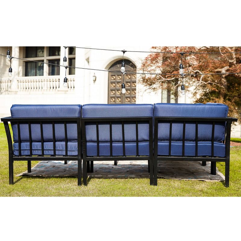 6pc Sectional Sofa Patio Conversation Set - Patio Festival