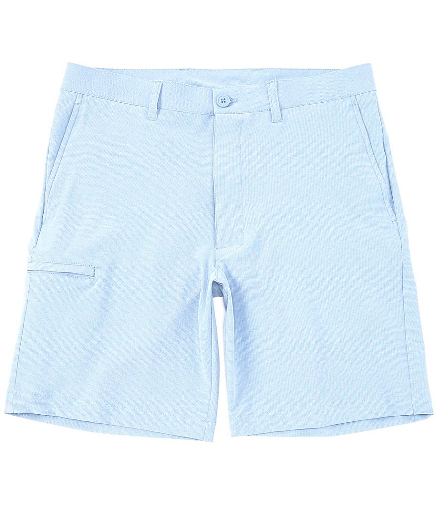 Caribbean Big and Tall 9#double; and 11#double; Inseam Knit Jacquard Shorts