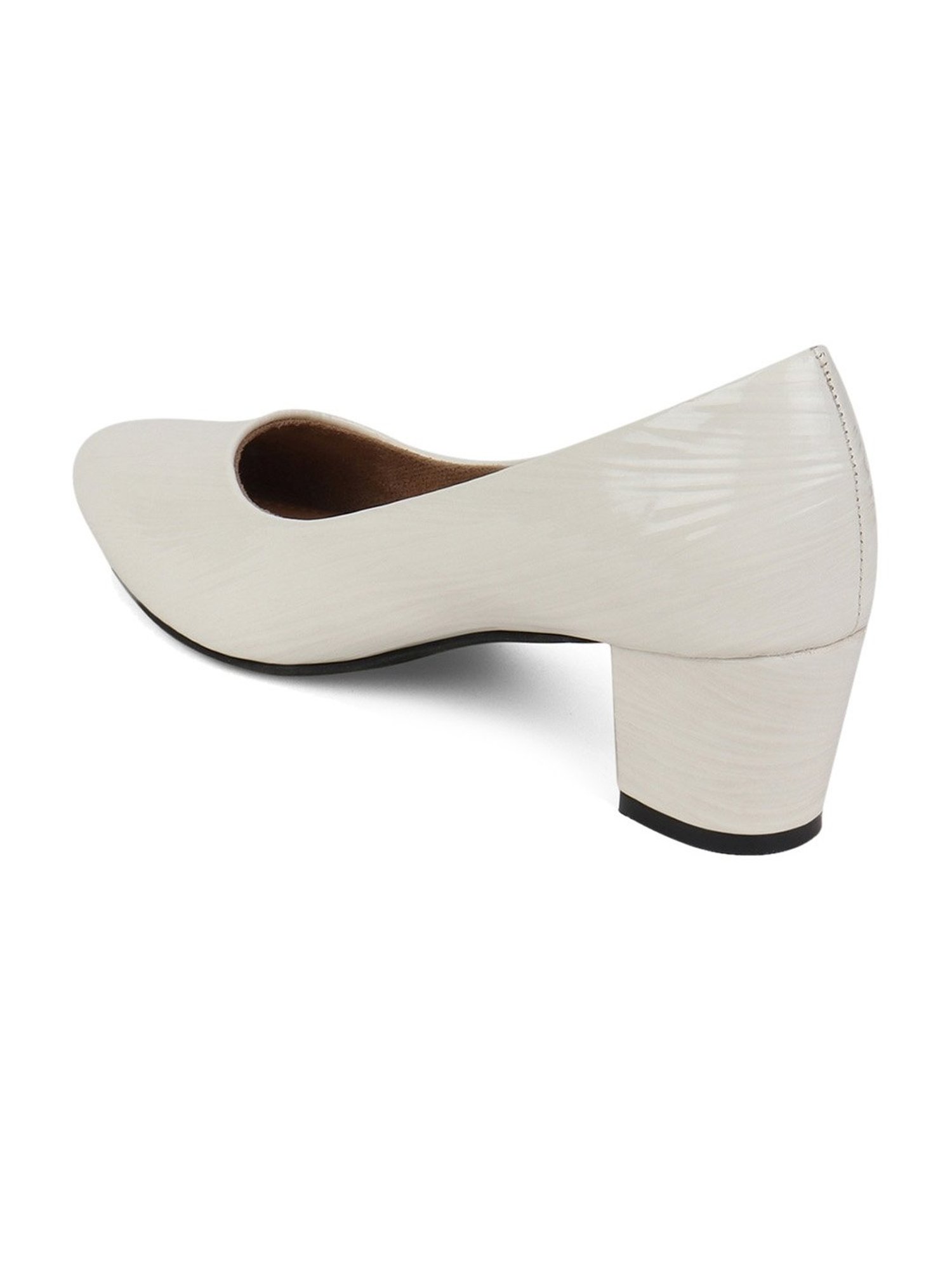 Elle Women's White Casual Pumps
