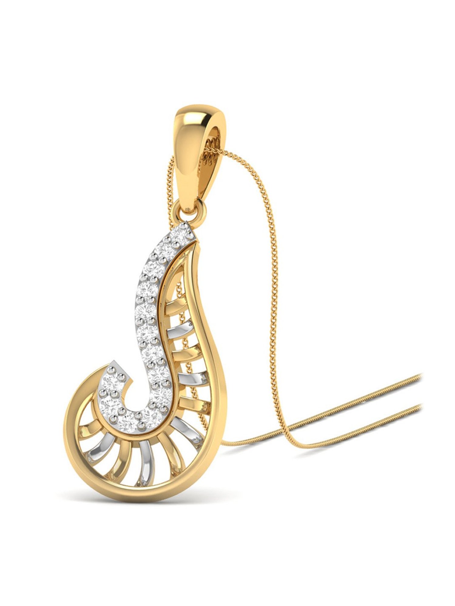 PC Jeweller Dagen 18k Gold Pendant without Chain for Women