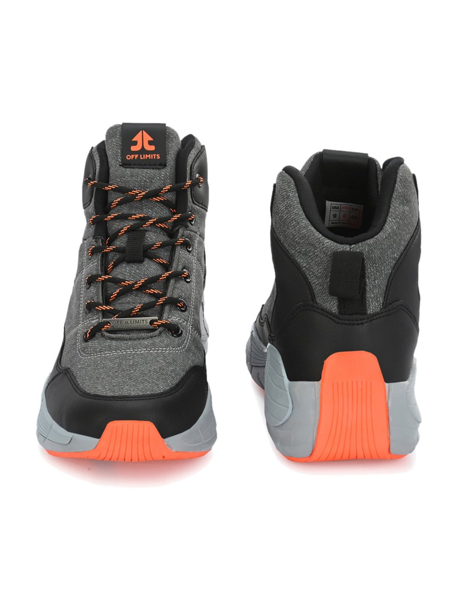 Off Limits Men's S.W.A.T. Grey Basketball Shoes