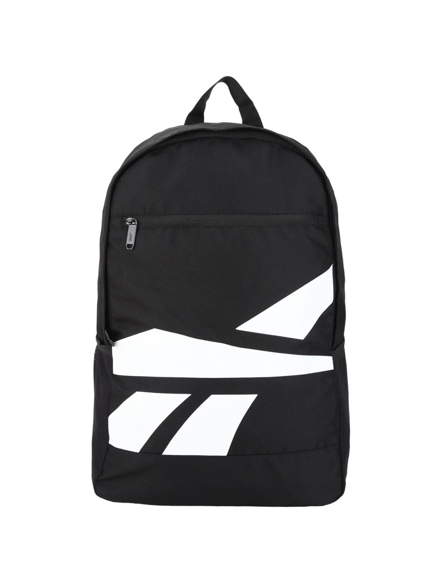 Reebok Black Polyester Solid Backpack