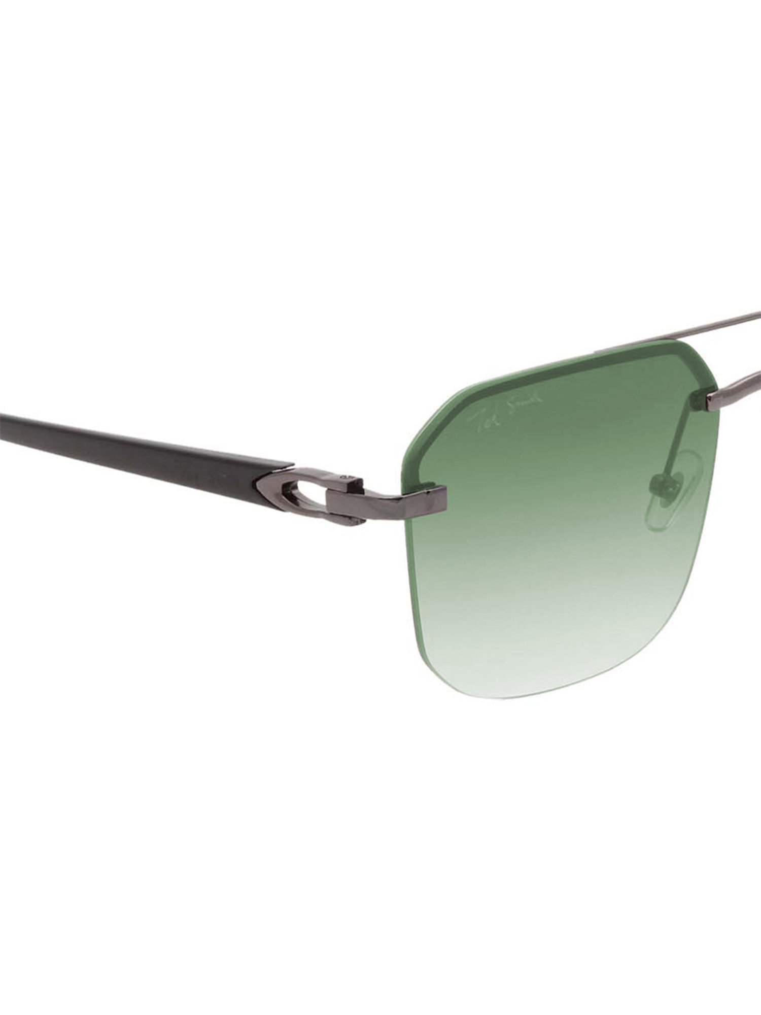 Ted Smith Green Aviator UV Protection Unisex Sunglasses