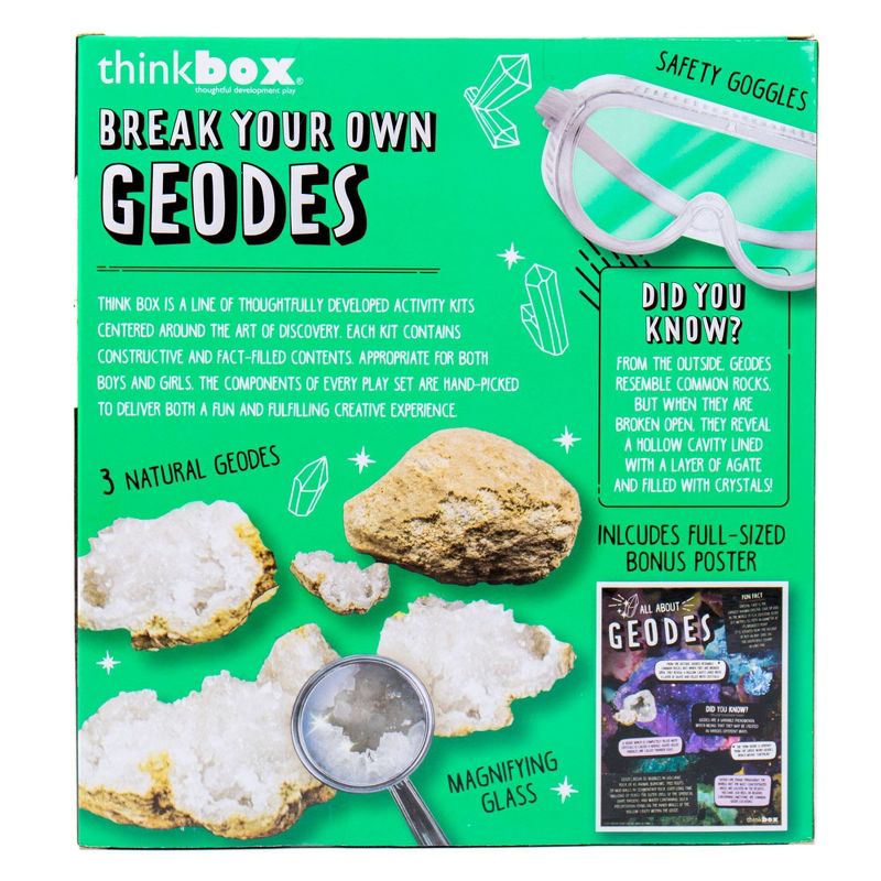 Thinkbox 6pc Break Your Own Geodes Craft Activity Kit