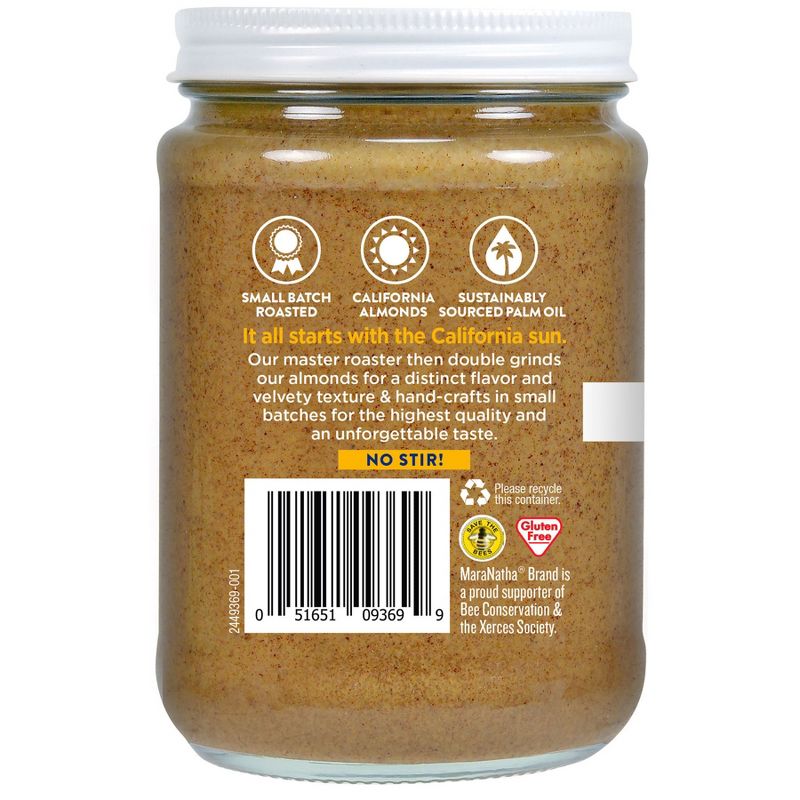 MaraNatha All Natural No Stir Almond Butter Crunchy - 12oz