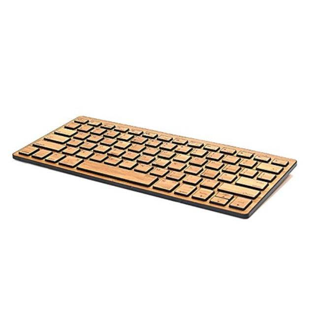 Impecca KBB78BTK Bamboo Bluetooth Keyboard - Black