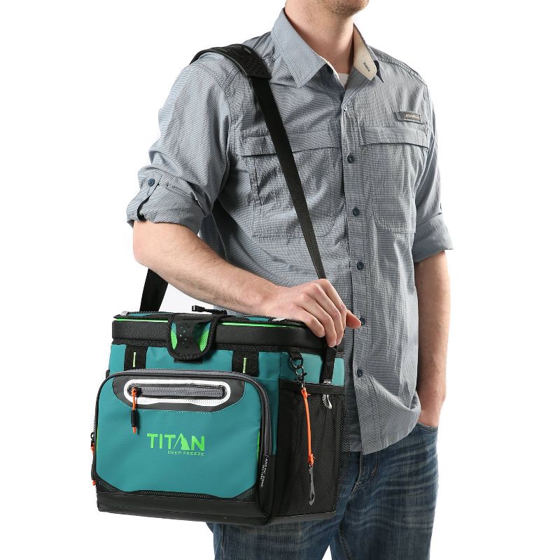 California Innovations Titan Deep Freeze 16qt Zipperless HardBody Cooler - Green