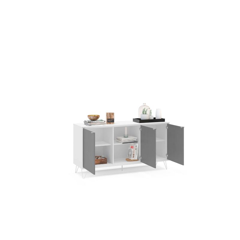 Madison Side Board White/Gray - Chique