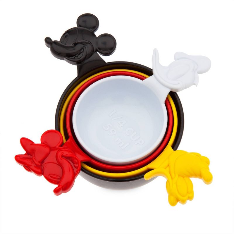 Mickey Mouse & Friends 4pc Plastic Measuring Cup Set - Disney store