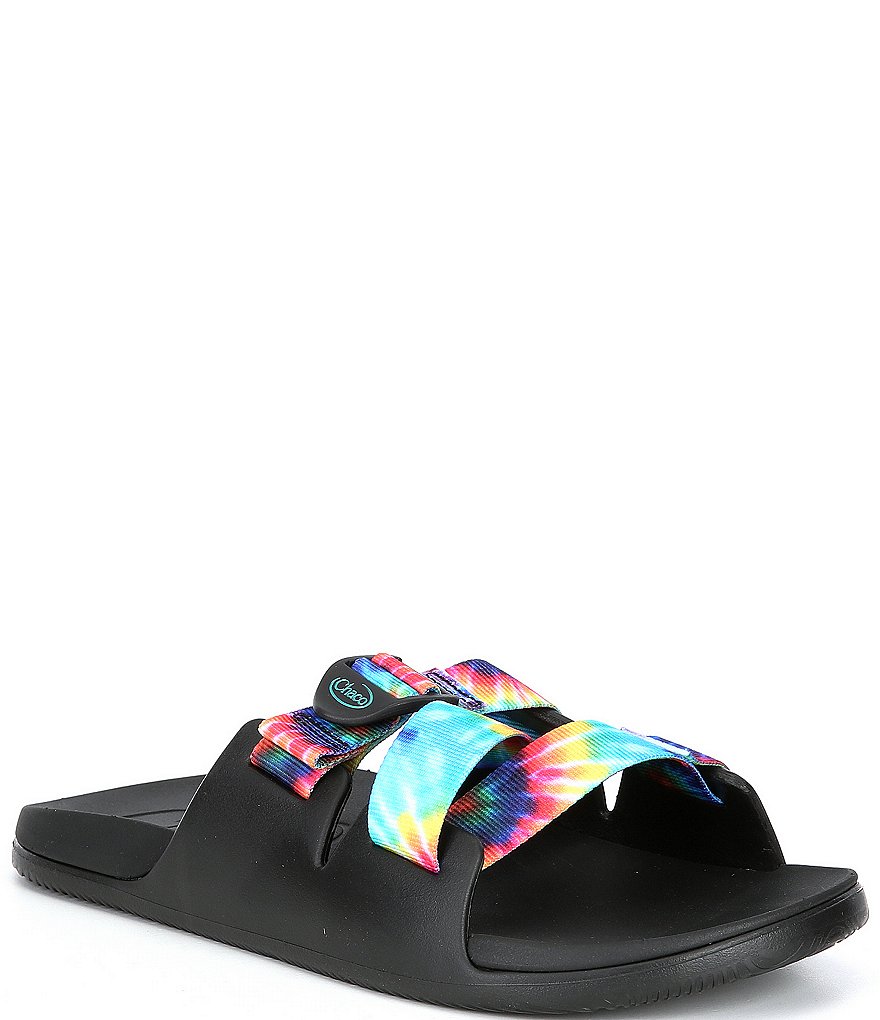 Chaco Men's Chillos Tie-Dye Adjustable Strap Slides