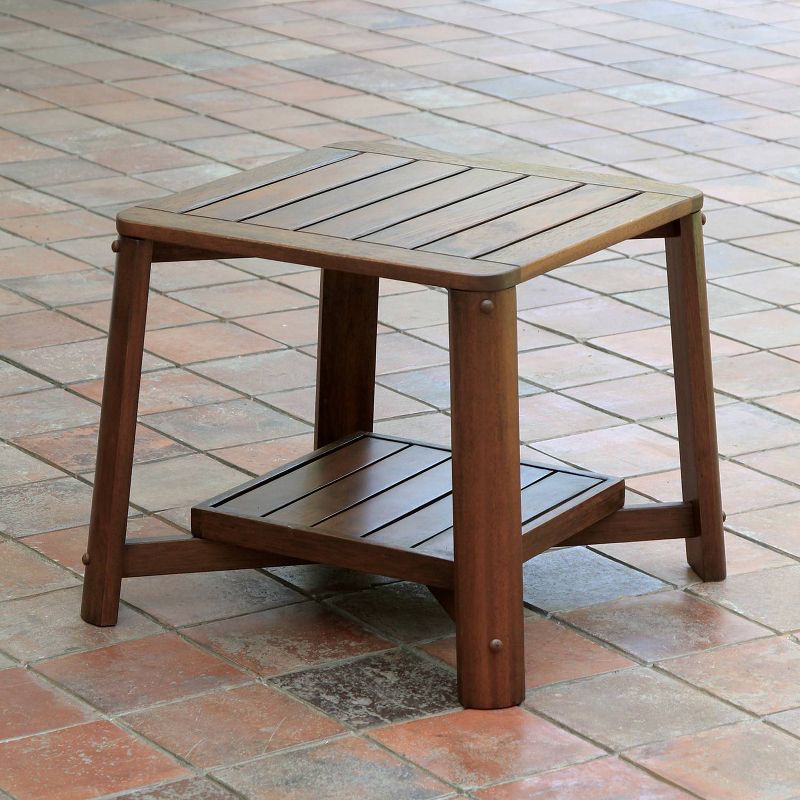 Westlake 3pc Wood Patio Chat Set with Cushion - Red Brick - Cambridge Casual