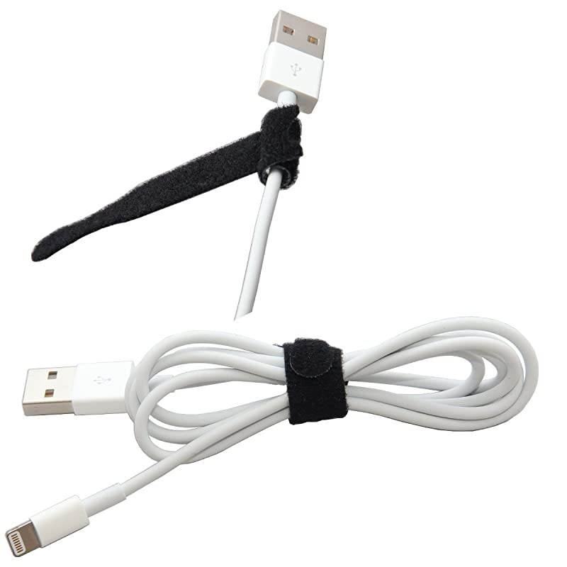 Cable Ties 12 x 8 for Cable Management and Organizing Cords 30 Pack Bundled with 2 Bonus Cinch Straps Purple