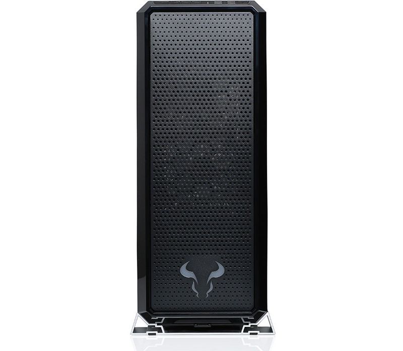 RIOTORO CR1280 PRISM RGB Full Tower Case - Full-tower - Black - Aluminum, Steel, Plastic - 8 x Bay - 3 x 4.72" x Fan(s) Installed - 0