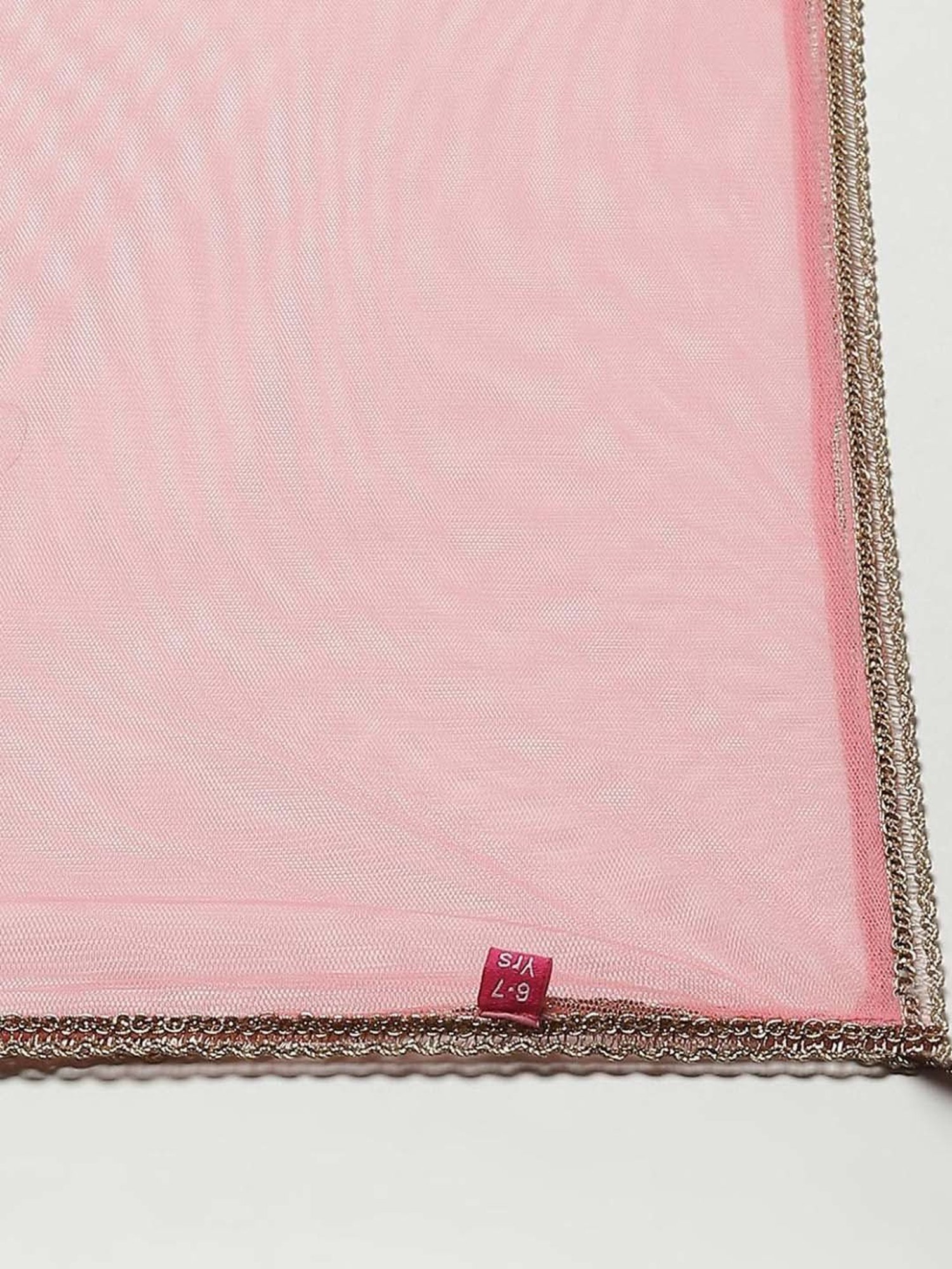 Biba Kids Blue & Pink Cotton Printed Kurta Set