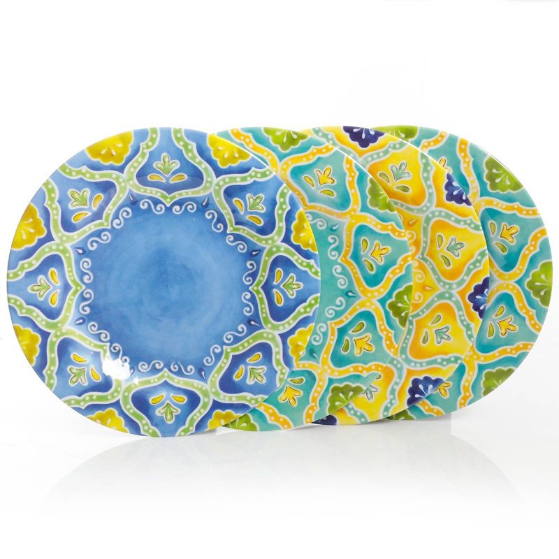 Gibson Home 12pc Melamine Seaberry Dinnerware Set