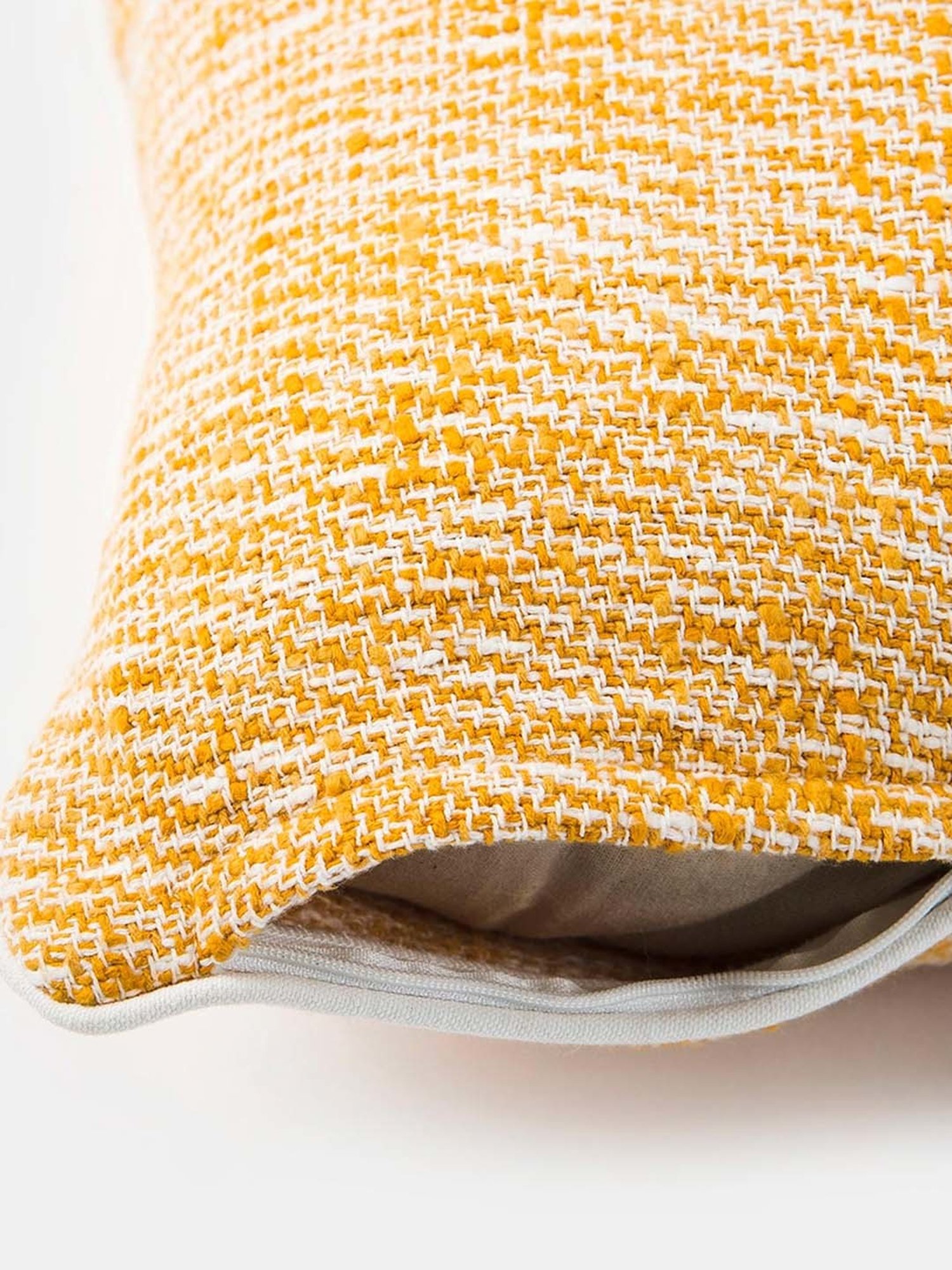 Fabindia Standalone Yellow Cotton Cushion Cover
