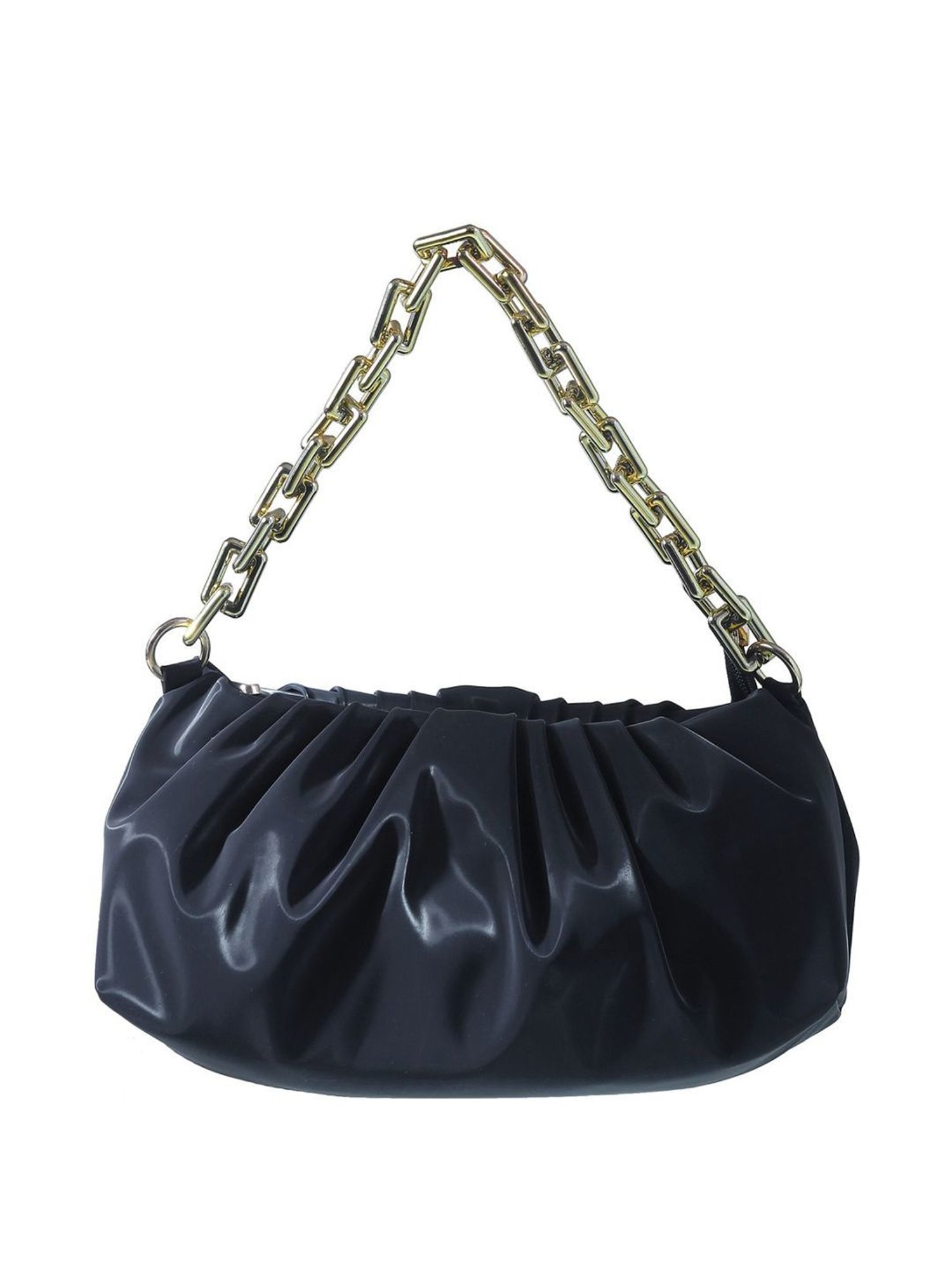 Bellissa Blue Solid Medium Shoulder Handbag