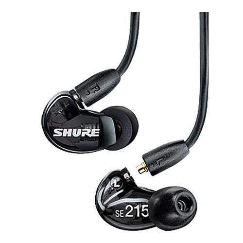 Shure Isolating MicroDriver Earphones In-Ear Stereo Headphones, Black