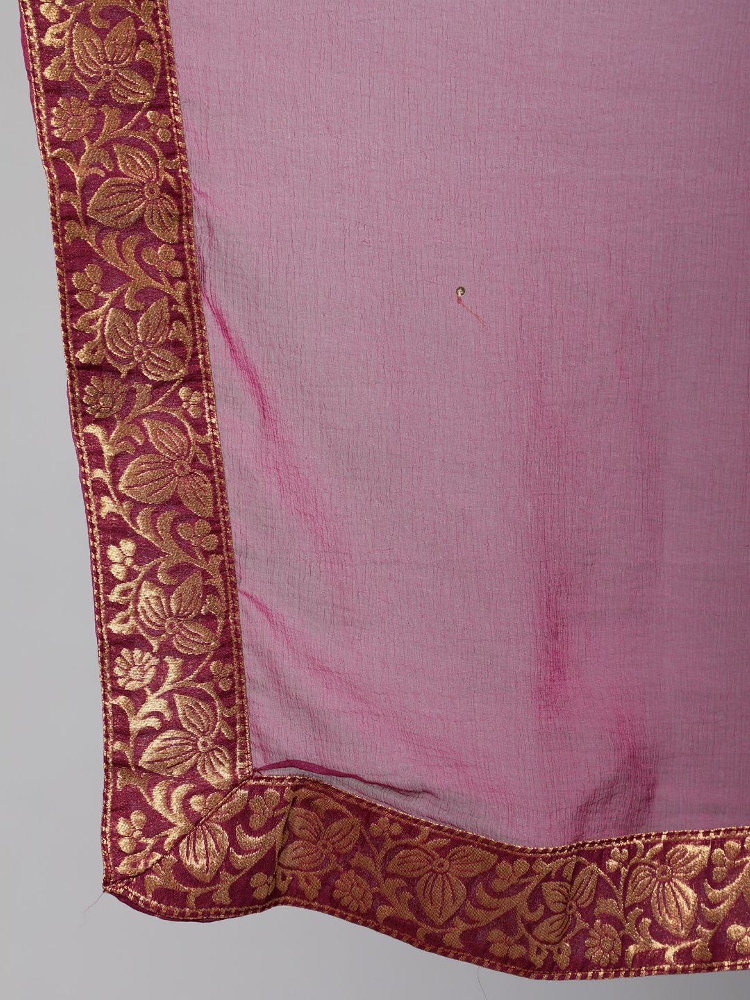 Ishin Purple Printed Kurta Pant Set With Dupatta