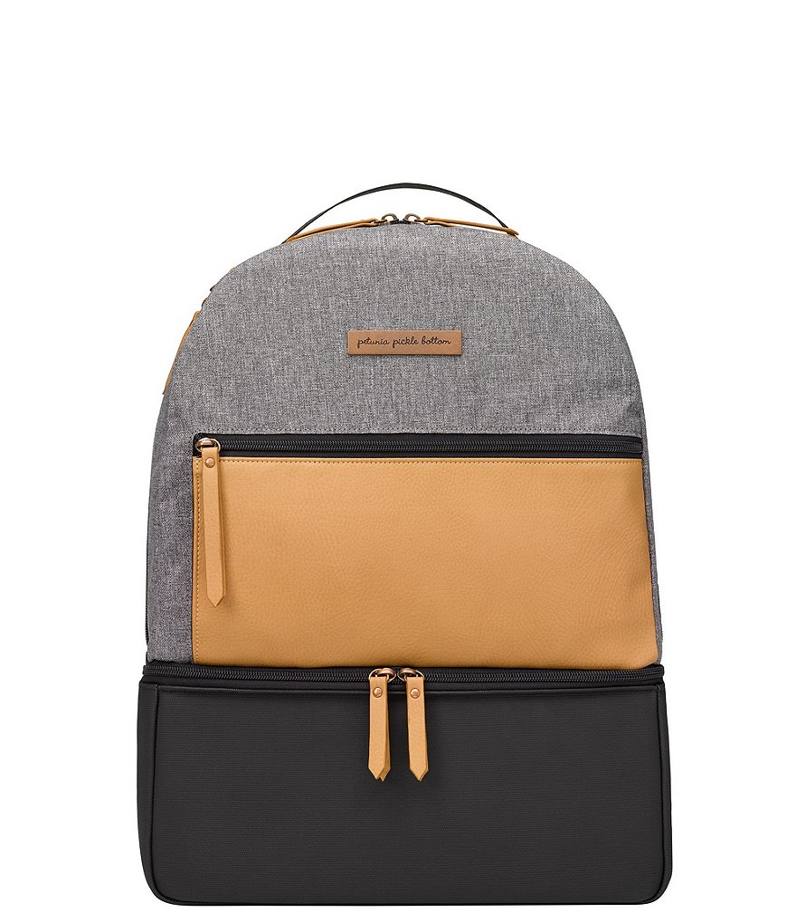 Petunia Pickle Bottom Colorblock Axis Canvas Backpack Diaper Bag