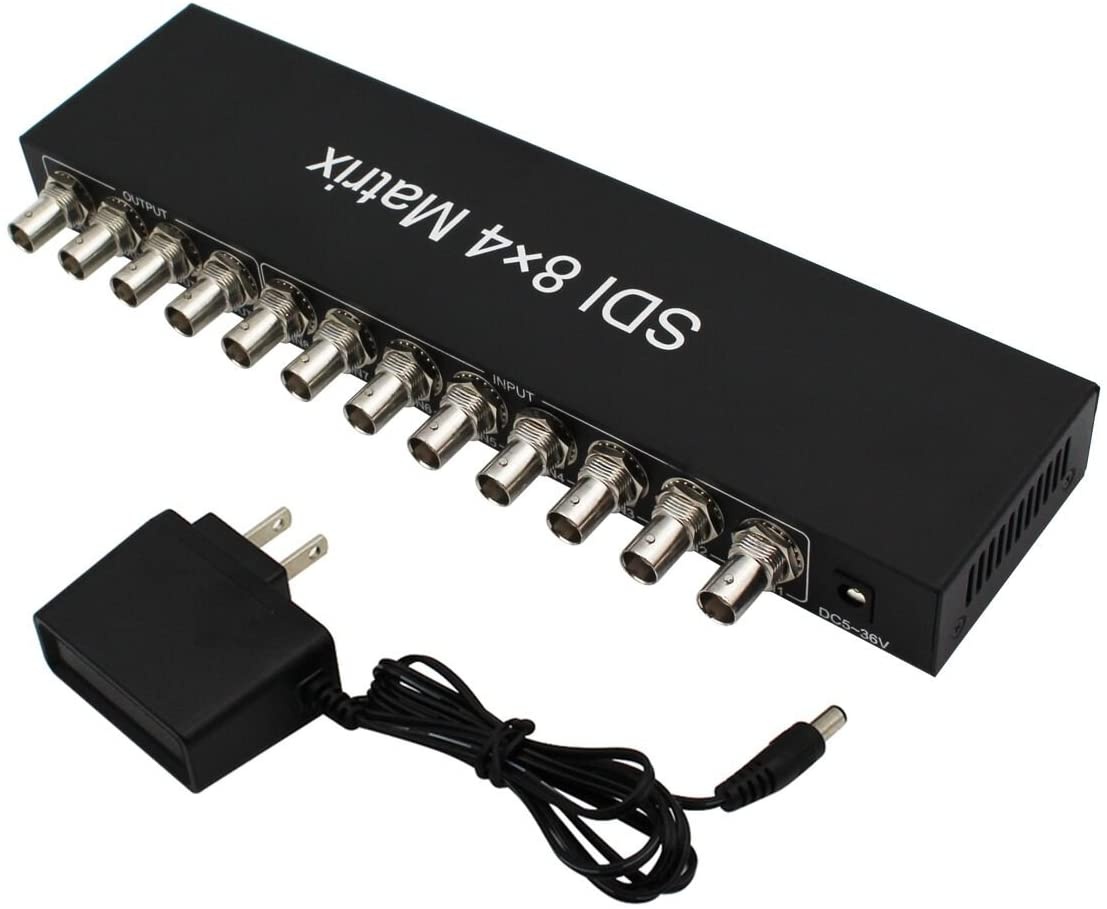 8X4 SDI Matrix Switcher SDI Matrix Switcher Matrix Switcher 8 in 4 Out SDI Matrix Switcher